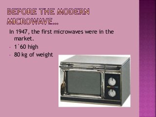 when was the microwave invented