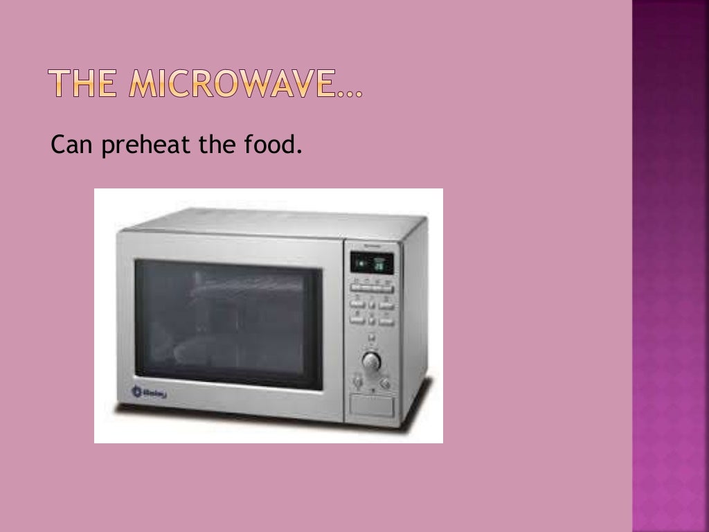 The microwave, is invented in 1945 by