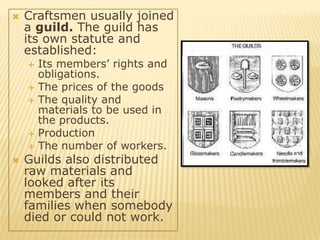 Craft Guild Examples The Middle Ages. Feudalism | PPTX