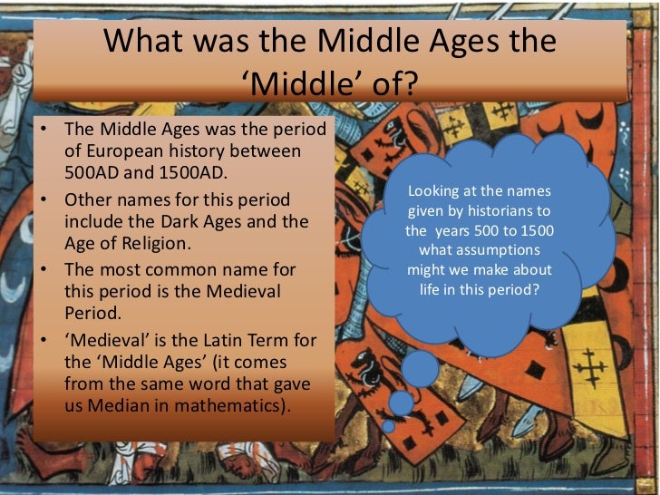 Middle ages introduction essay