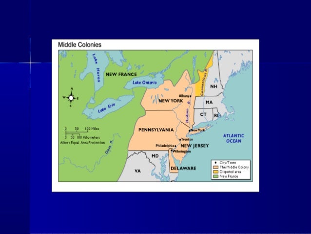 The middle colonies