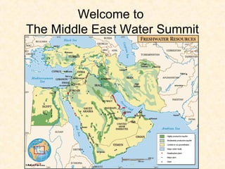 Welcome to
The Middle East Water Summit
 