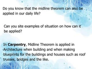 THE MIDLINE THEOREM-.pptx GRADE 9 MATHEMATICS THIRD QUARTER | PPTX