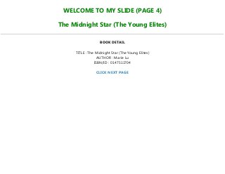The young elites epub vk The young elites epub vk