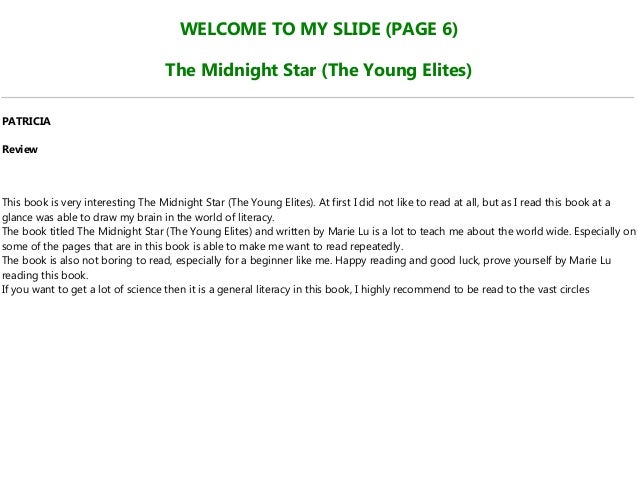 The Young Elites Epub The Young Elites Epub