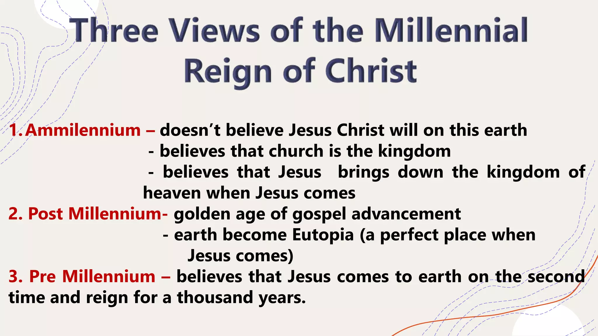 the-millennial-reigne-of-christ-pptx