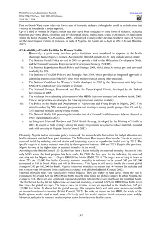 The millennium development goals and women empowerment in nigeria | PDF