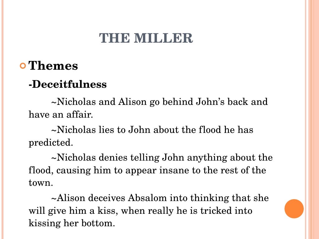 The Millers Tale