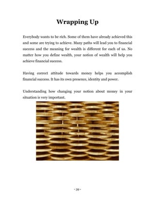 The millionaire mindset