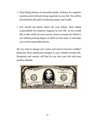 The millionaire mindset