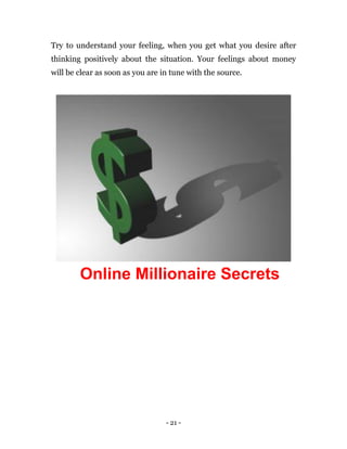 The millionaire mindset 