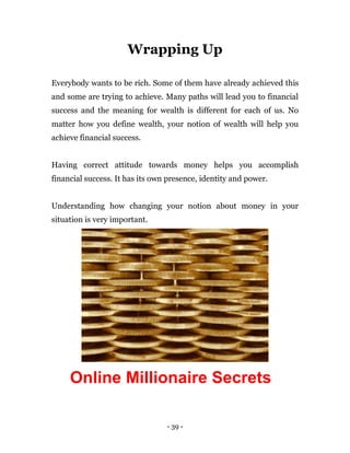 The millionaire mindset 