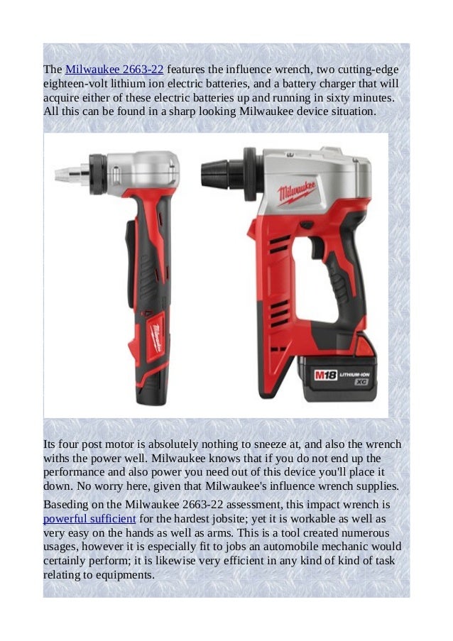 The milwaukee 2663 22 impact wrench is as compact as it is powerful