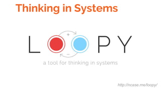 http://ncase.me/loopy/
Thinking in Systems
 