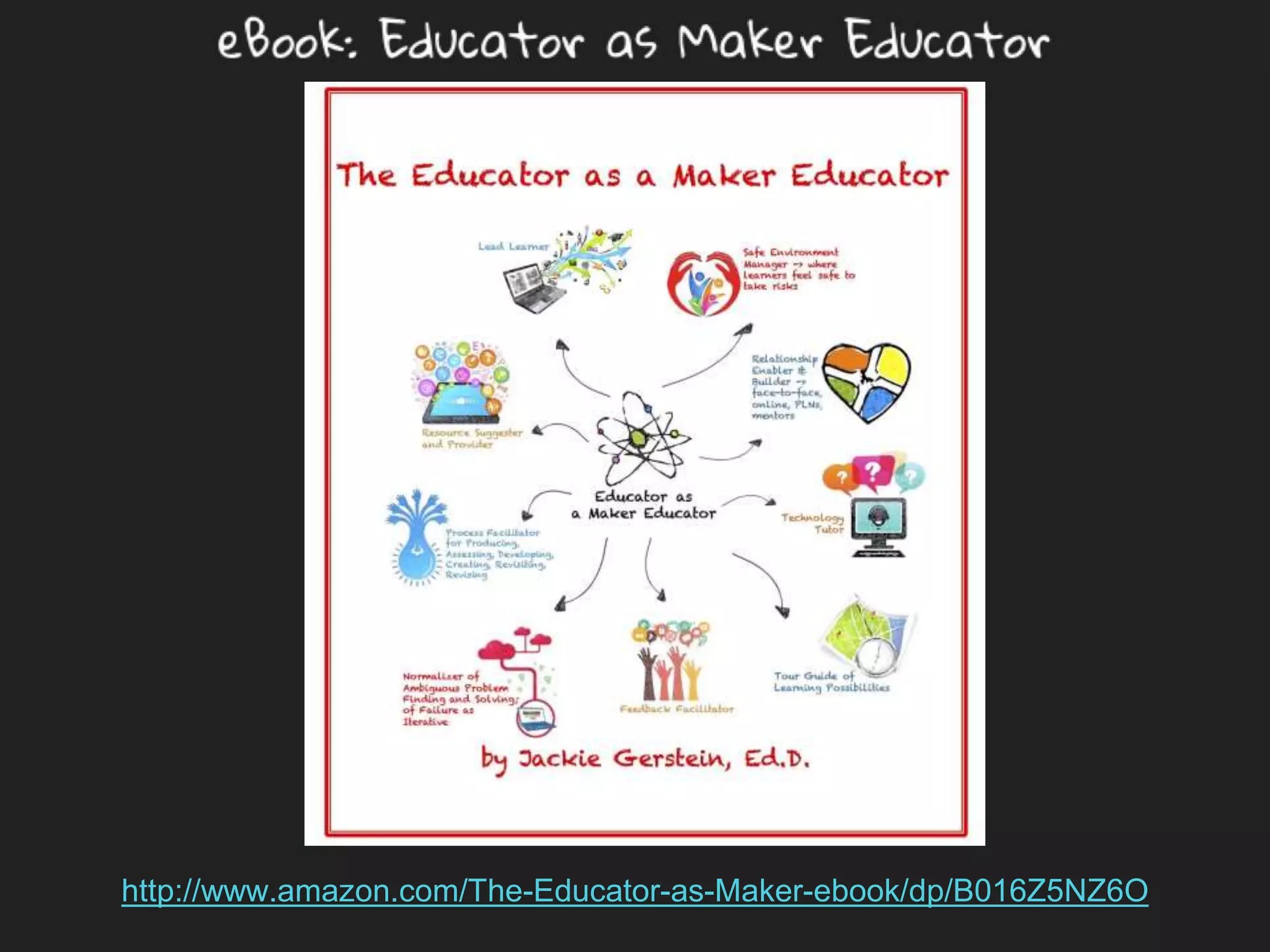 eBook: Educator as Maker Educator
http://www.amazon.com/The-Educator-as-Maker-ebook/dp/B016Z5NZ6O
 