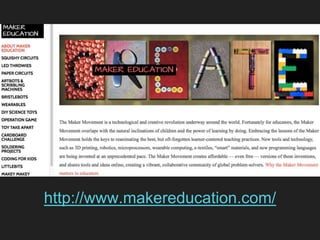 http://www.makereducation.com/
 