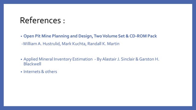 The mineral reserves & reserves estimation using triangular methods | PDF