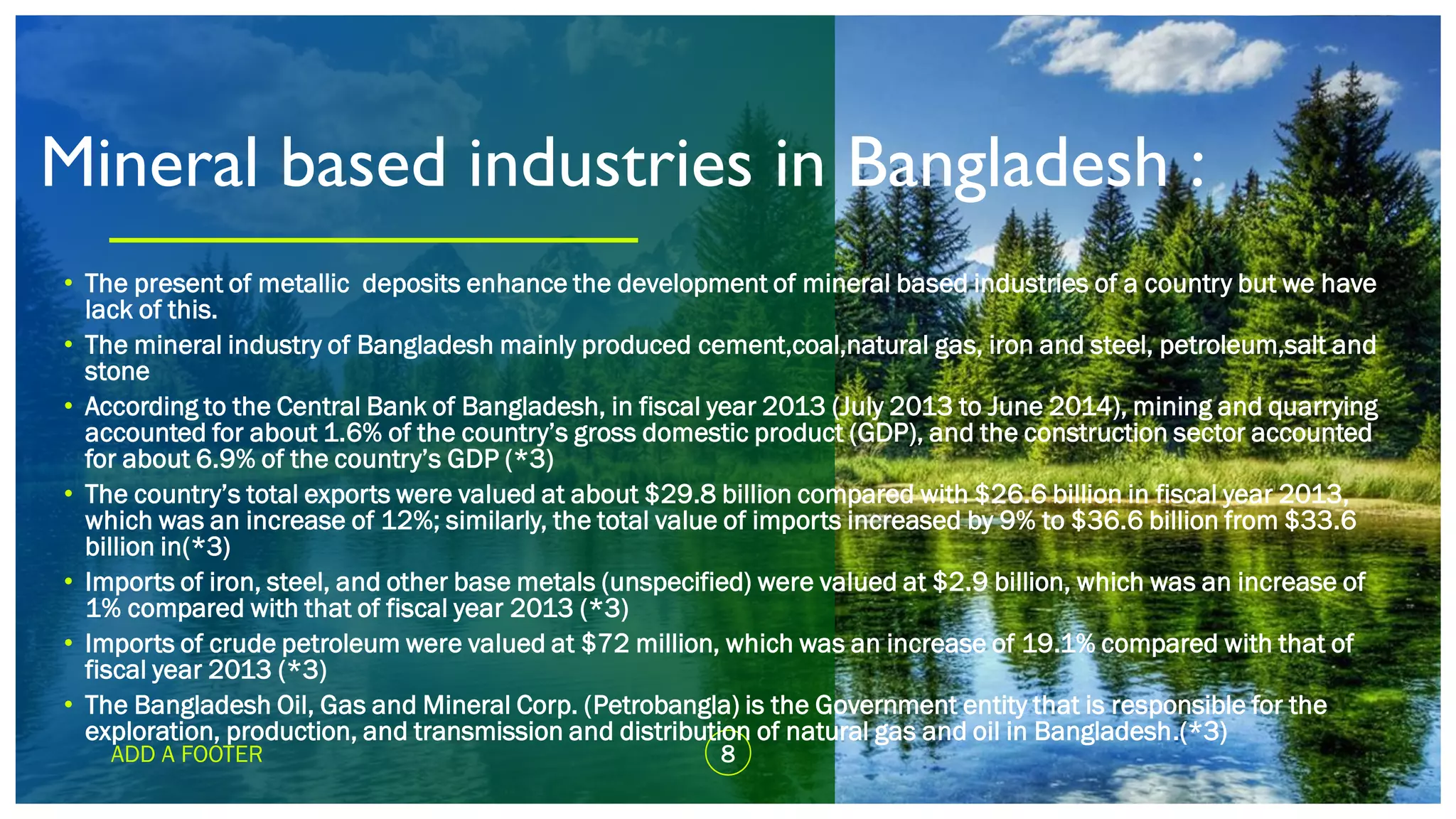The mineral resources of Bangladesh &amp; it's influence on sustainable ...