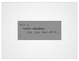 div {
  text-shadow:
    1px 1px 0px #fff;
}
 
