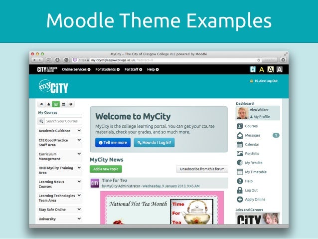 Theming Moodle Technical