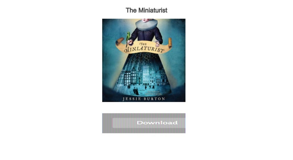 the miniaturist book summary the miniaturist book summary