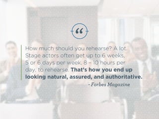 The Mini-Guide to Presentation Practice