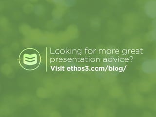 The Mini-Guide to Presentation Practice