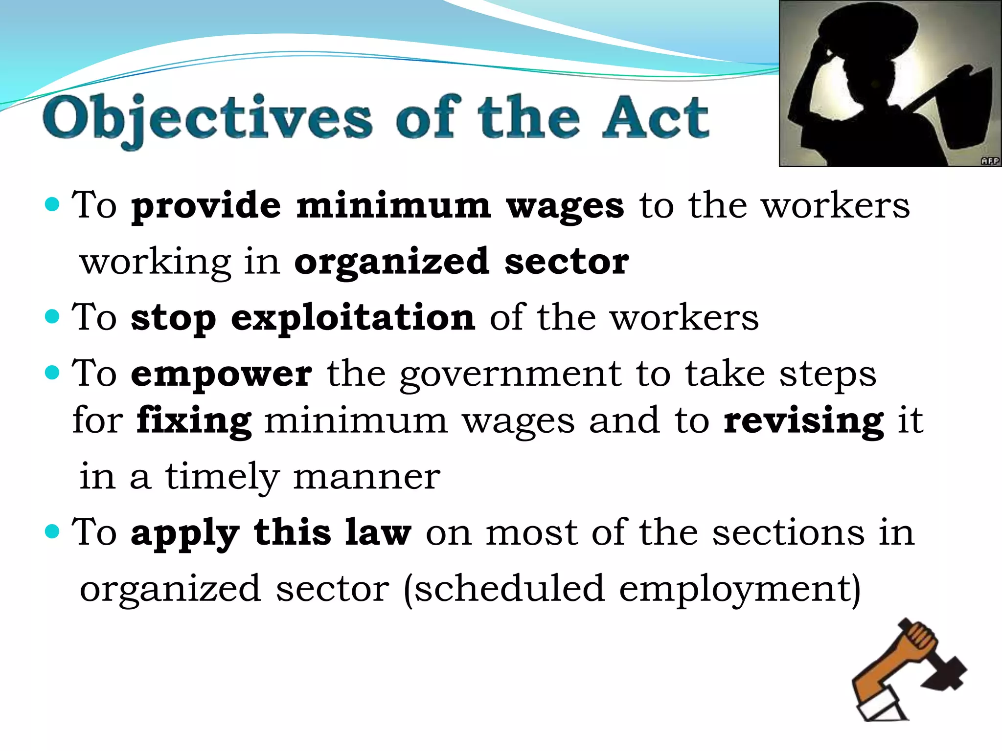 The minimum wages act, 1948 (2)
