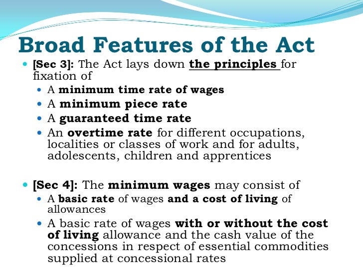 The minimum wages act, 1948 (2)