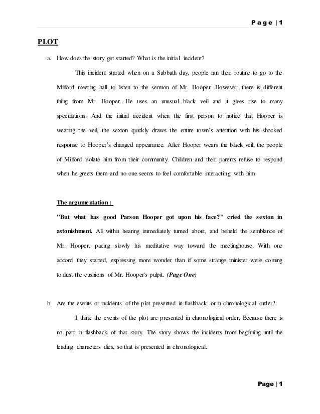 The Minister S Black Veil Analysis