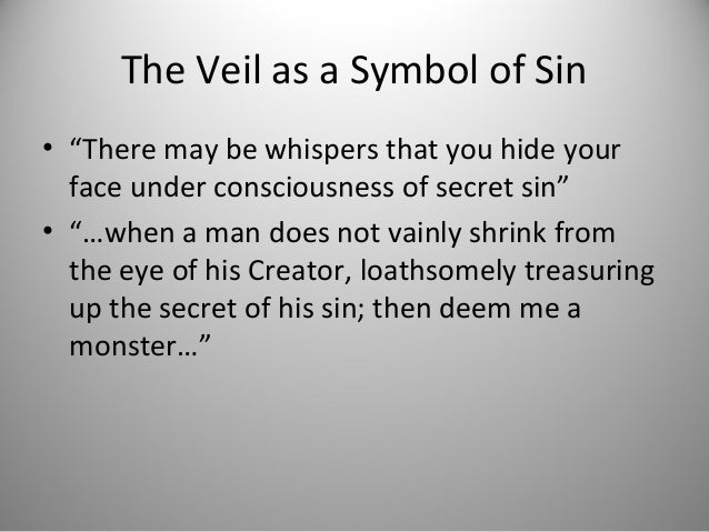 The Minister's Black Veil - in class notes