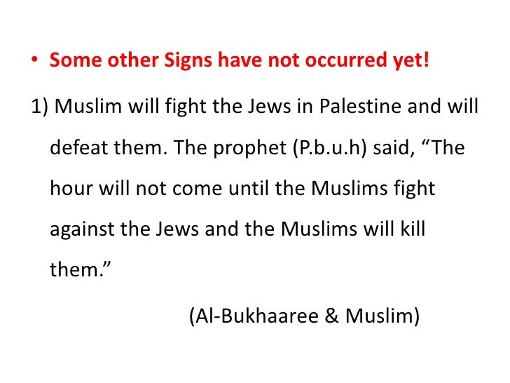 The minor signs of the day of judgement The minor signs of the day of judgement