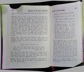 The miracles of the prophet muhammad (saw) by maulana ahmed saeed ...