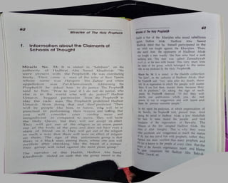 The miracles of the prophet muhammad (saw) by maulana ahmed saeed ...