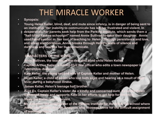 the miracle worker character analysis