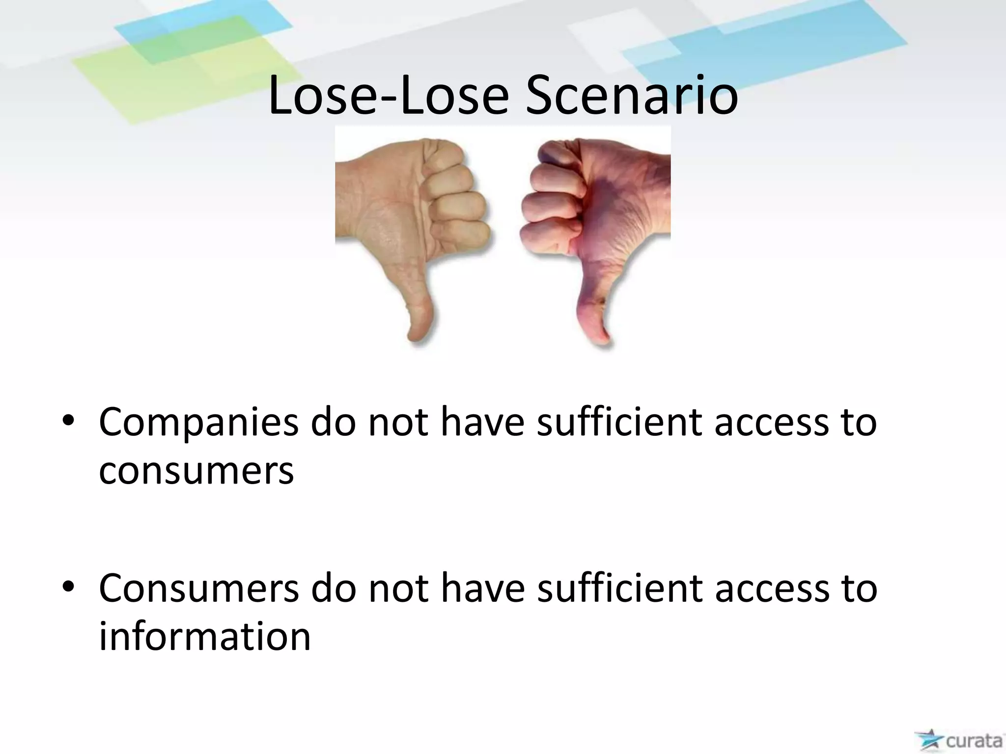 How consumers used to consume contentConsumers had only a few resourcesThe problem of “too little”
