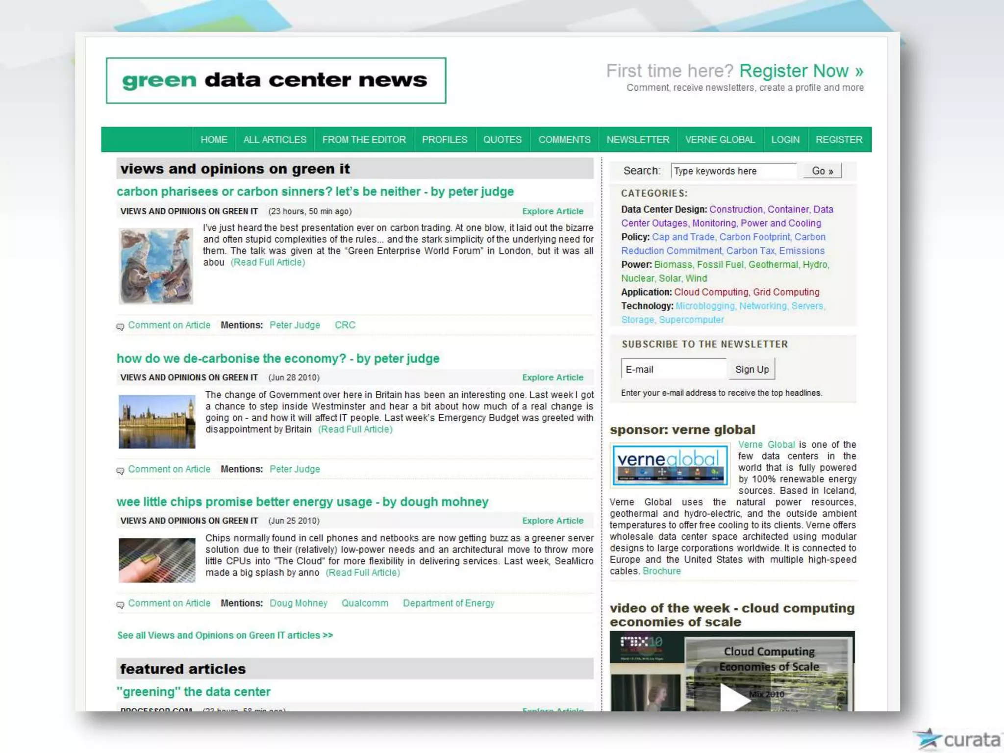 Verne Global’s ChallengeReaching a very targeted audienceKeeping in touch with prospects over long sales cyclesBuilding brand visibility in a crowded space