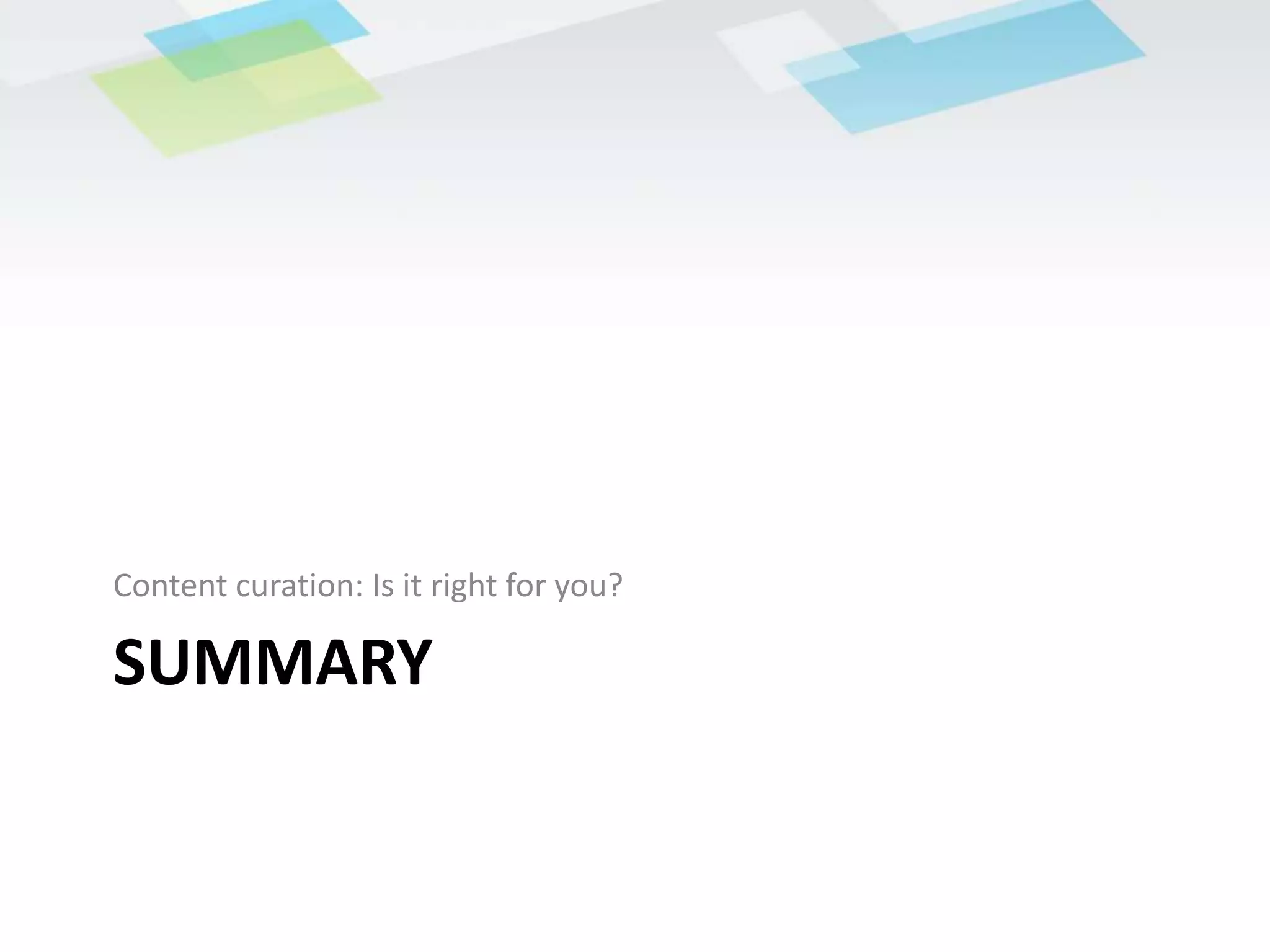 Create, curate, but don’t pirateAlways attribute sourcesLink to original content, do not scrapeBe cognizant of fair-use practices