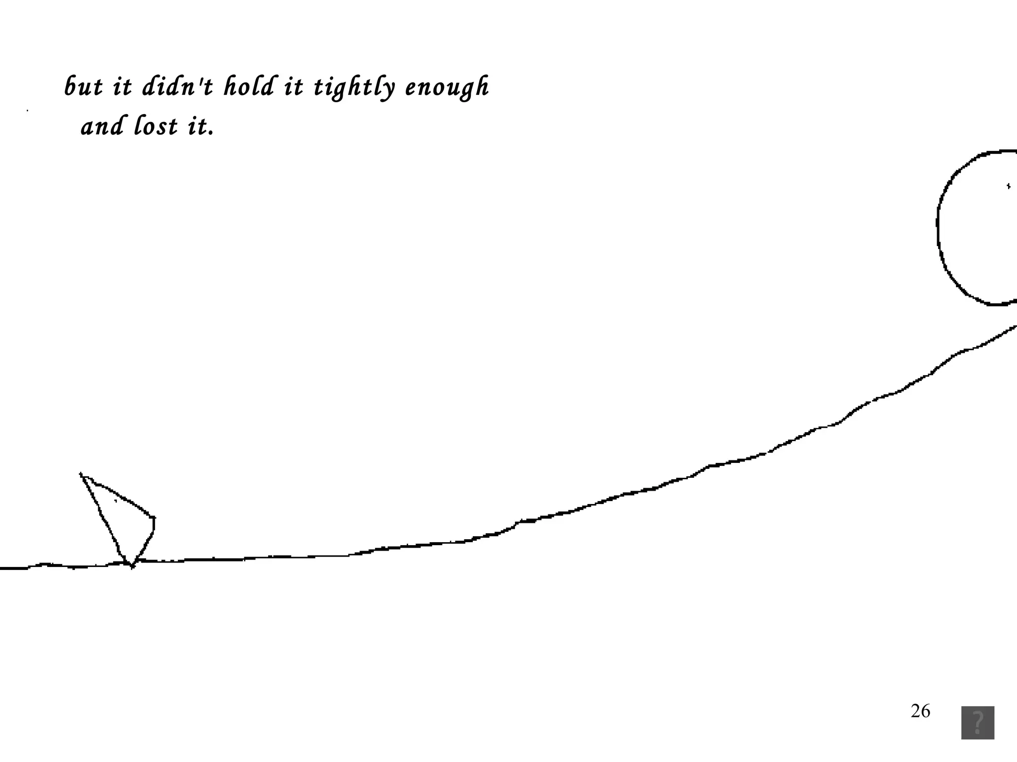 but it didn't hold it tightly enough     and lost it.   