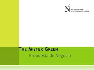 THE MISTER GREEN
 