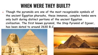 The mistery of the pyramids | PPTX