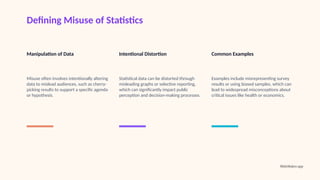 Statistical Abuse Math The Misuse of Statistics A Critical Examination by SlideMaker.app.pptx