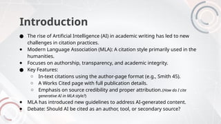 The MLA Handbook in the AI Era_ Adapting Citation Standards for AI ...