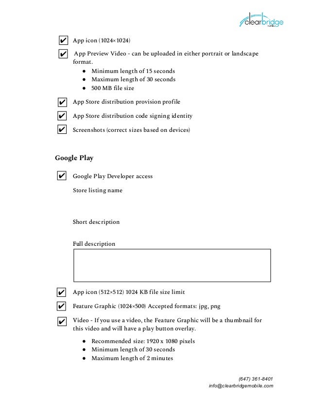 The Mobile App Product Requirements Template