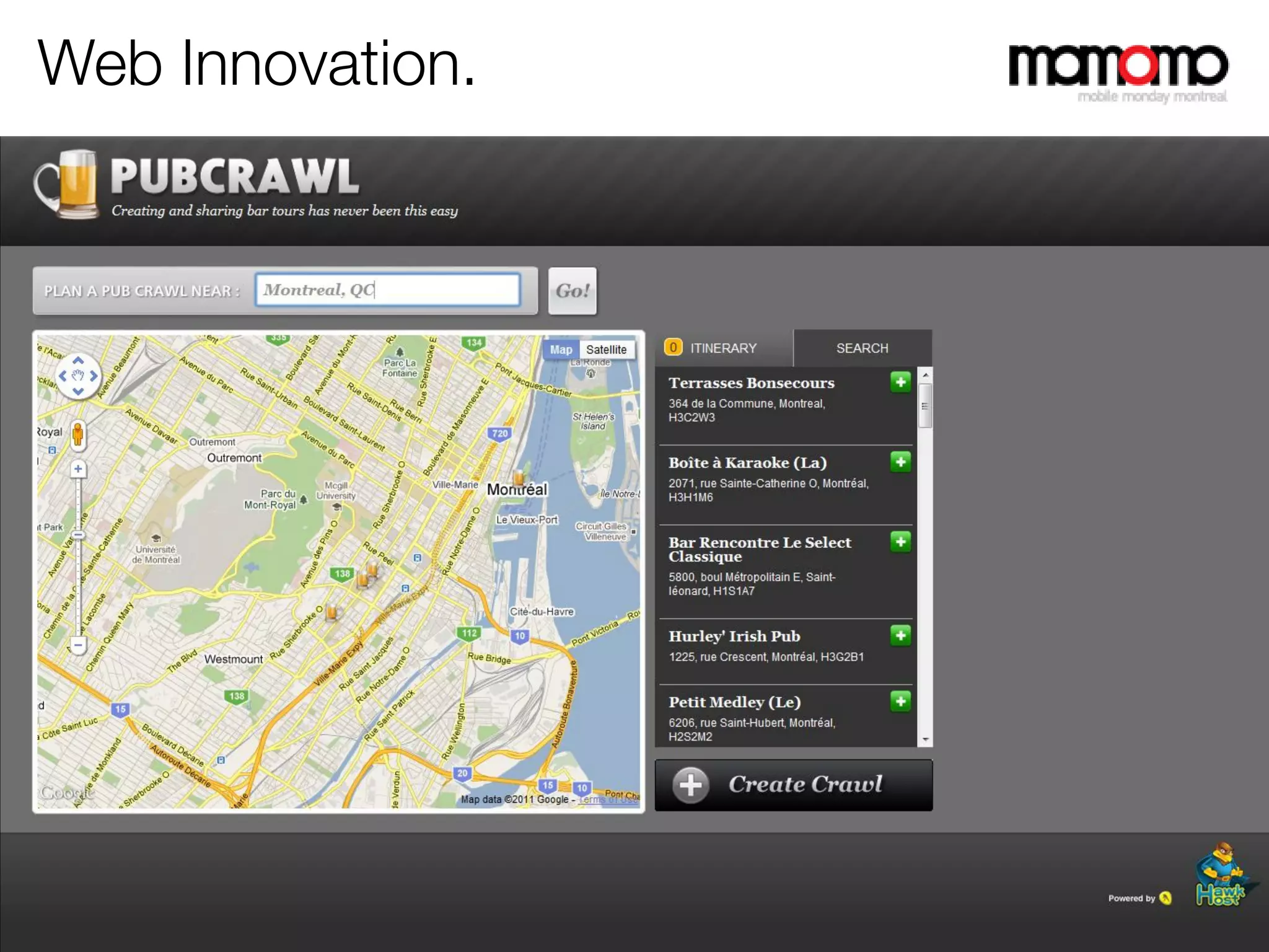 Web Innovation.




Copyright © momomo Mobile Monday Montreal . All rights reserved
 