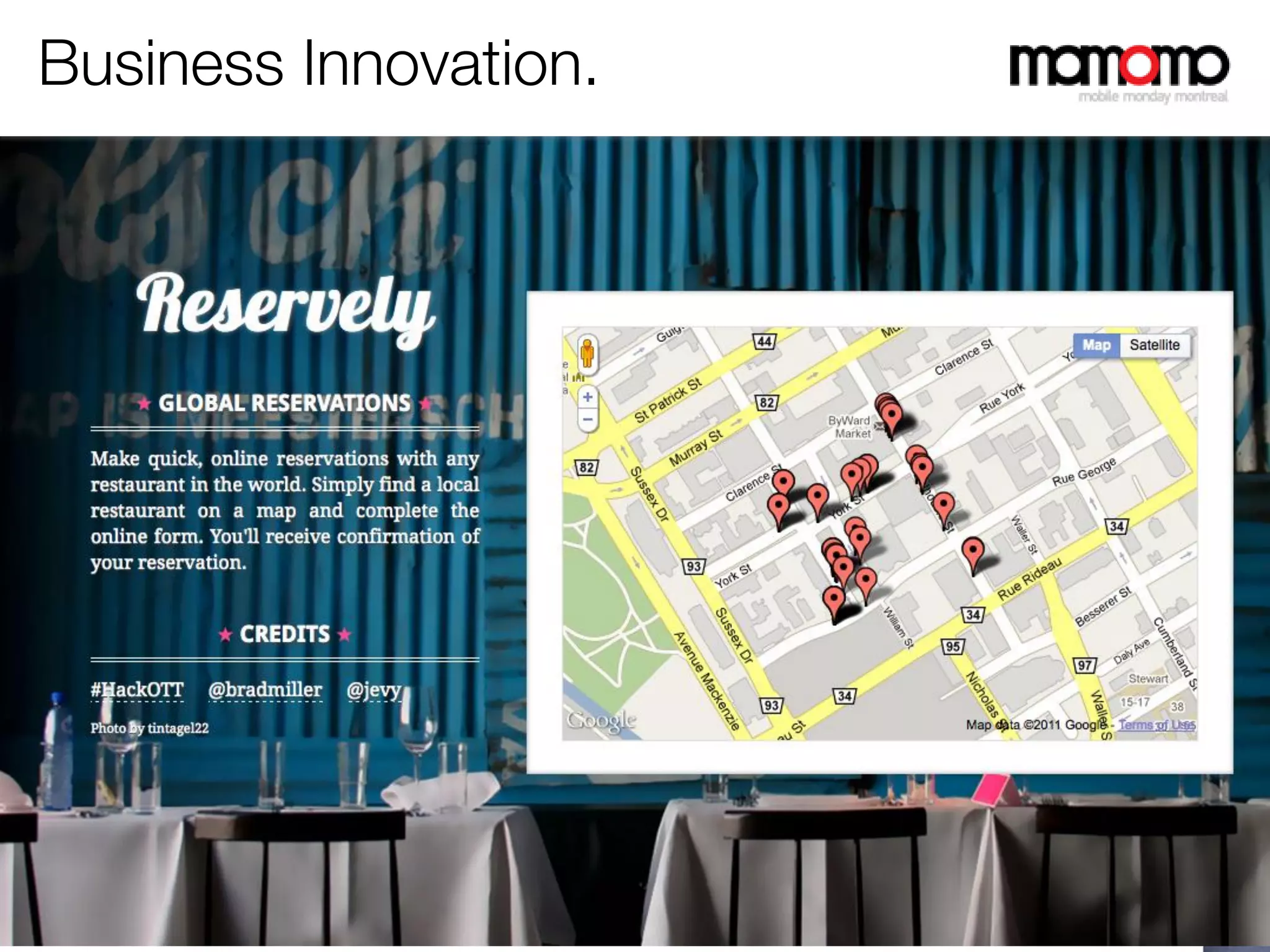 Business Innovation.




Copyright © momomo Mobile Monday Montreal . All rights reserved
 