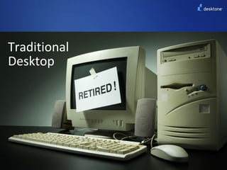 ©2009 Desktone, Inc. All rights reserved. Traditional DesktopDesktop Virtualization& Cloud Overview