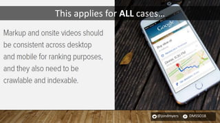 @jondmyers DMSSO18
This applies for ALL cases…
 