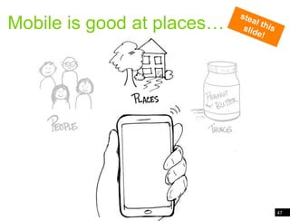 Context FrameworkMobile is good at places…steal this slide!47