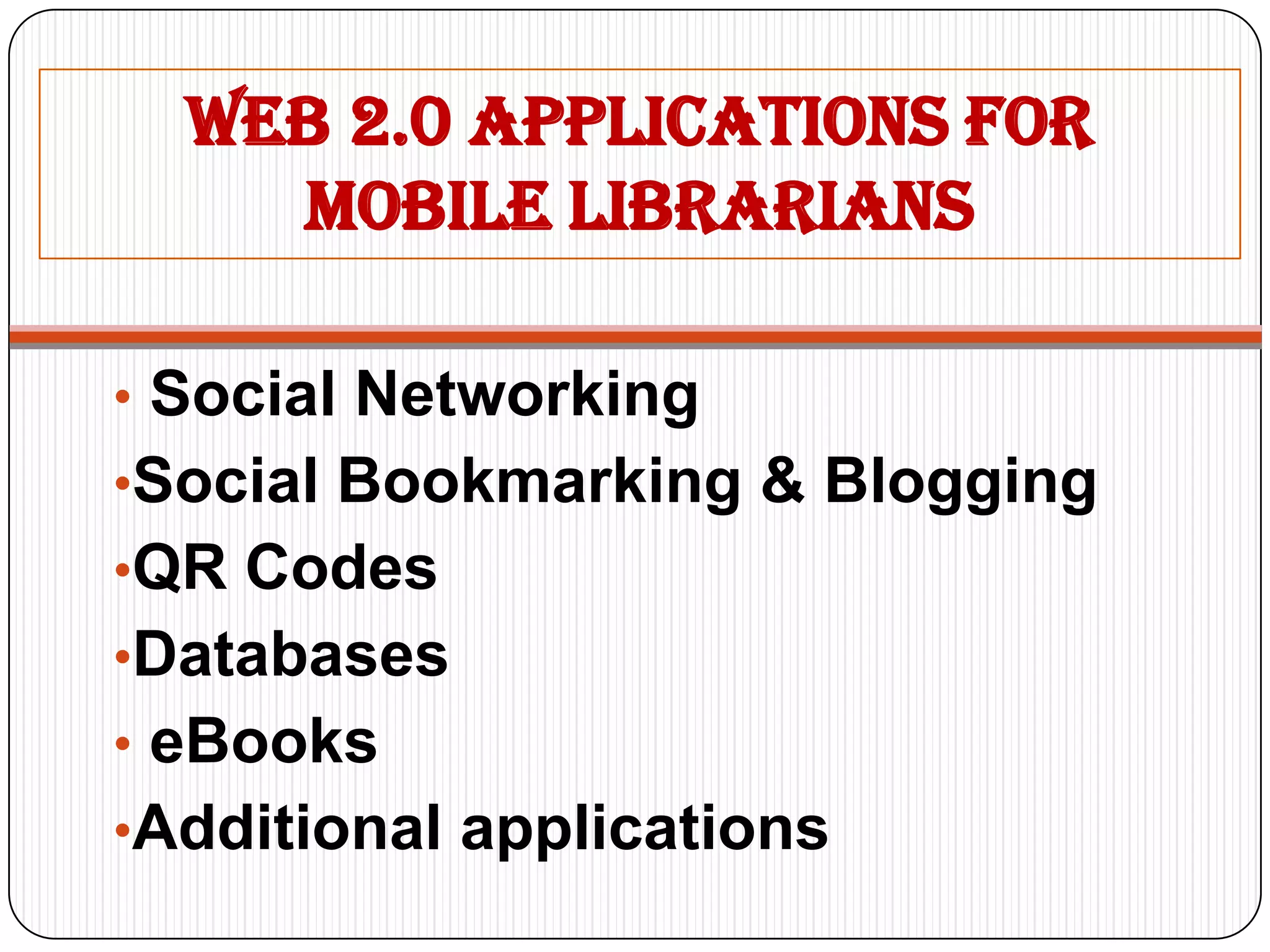 Change the image of the Library from “being in there” to “being out there”